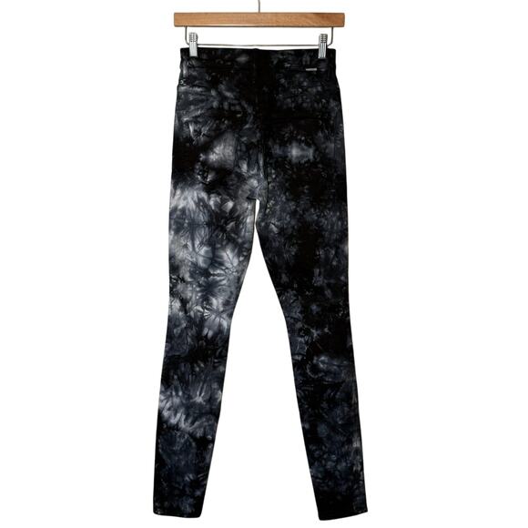 MOTHER The Super Swooner Winding Path Shibori Tie-Dye High-Rise Denim Jean Sz 26 - Picture 2 of 11